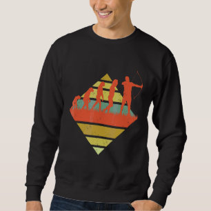 Archery Evolution Bow Hunting Bowman Archer Shooti Sweatshirt
