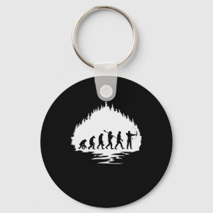 archery Evolution monkey human archers Key Ring