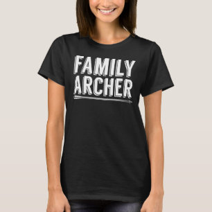 Archery Family Bowman Bow Arrow Archer Archery G T-Shirt