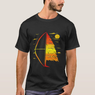 Archery For Archer Hunter Bow Arrow Vintage Bowhu T-Shirt