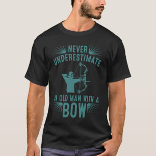 Archery For Deer Bow Hunter Men Grandpa Hunting T-Shirt