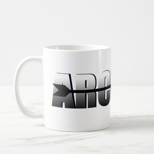 Archery gifts for Bow and Arrow addicts Coffee Mug (Left)