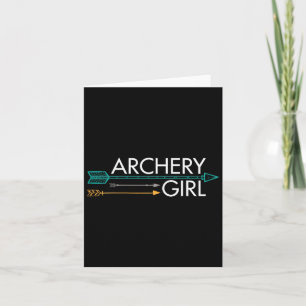 Archery Girl Card