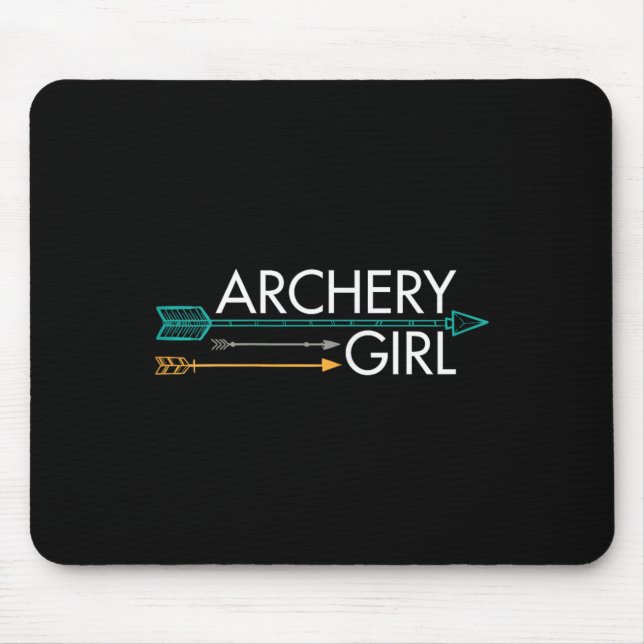 Archery Girl  Mouse Mat (Front)
