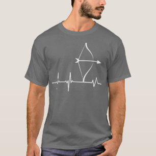 Archery Heartbeat Pulse Bow And Arrow T-Shirt