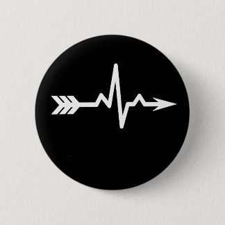 Archery Heartbeat Sports 6 Cm Round Badge