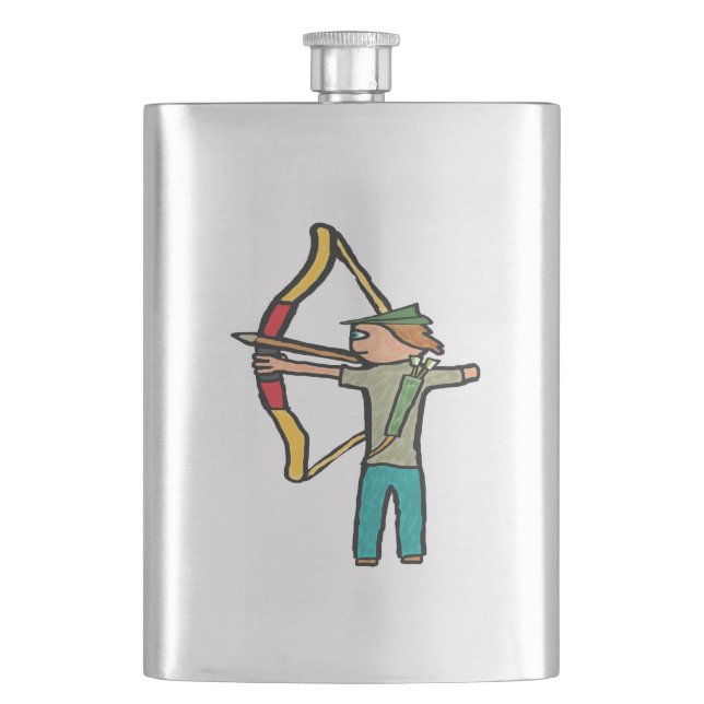Archery Hip Flask (Front)
