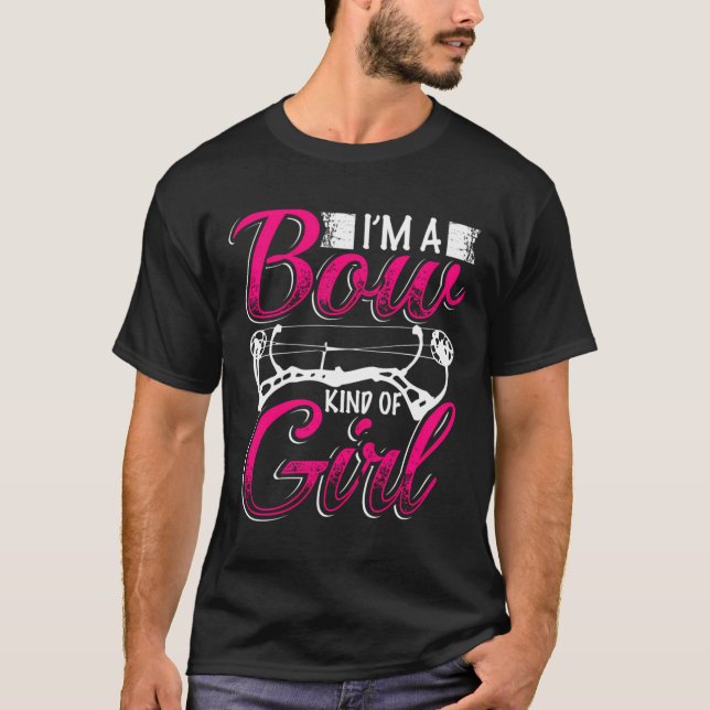 Archery Hoodie Girl Bow Hunting Shooting Arrow Lov T-Shirt (Front)