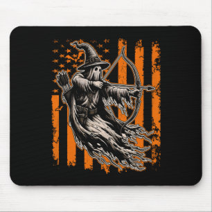 Archery Hunting Ghost Halloween Scary Costume Amer Mouse Mat