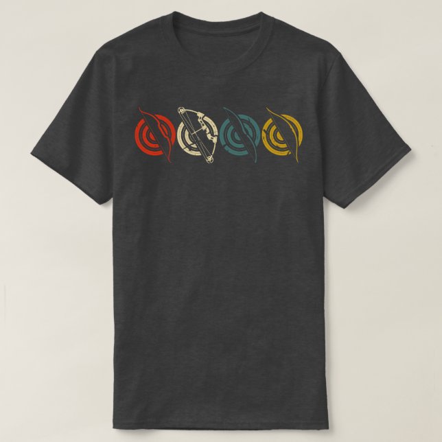 Archery Hunting Vintage Bow Archer T-Shirt (Design Front)