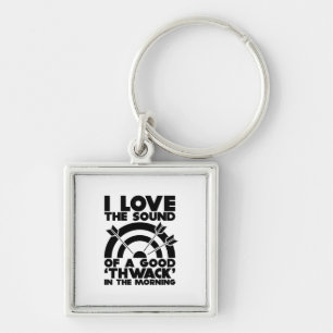 Archery I Love The Sound Key Ring