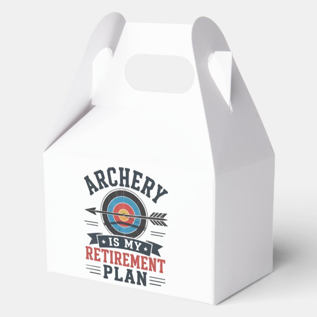 Archery Is My Retirement Plan Archer Favour Box (Front)