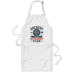 Archery Is My Retirement Plan Archer Long Apron