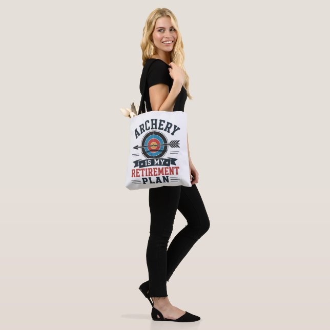 Archery Is My Retirement Plan Archer Tote Bag (On Model)
