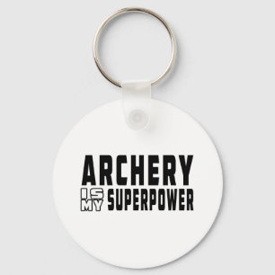 Archery is my superpower key ring