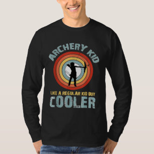 Archery Kid Funny Hunting Bow And Arrow Young Arch T-Shirt