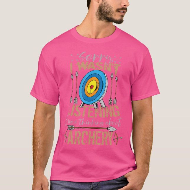 Archery Lover Men Compound Bow Archery T-Shirt (Front)