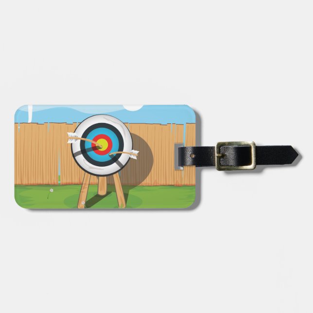 Archery Luggage Tag (Front Horizontal)