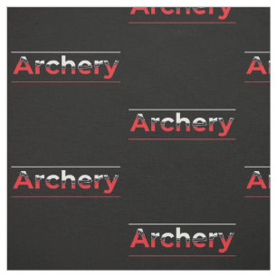 Archery Minimalist Modern Art - Graphic Arch  Fabric