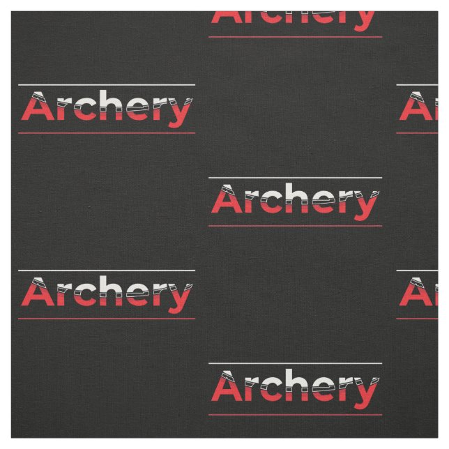 Archery Minimalist Modern Art - Graphic Arch  Fabric (Swatch)