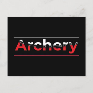 Archery Minimalist Modern Art - Graphic Arch  Postcard