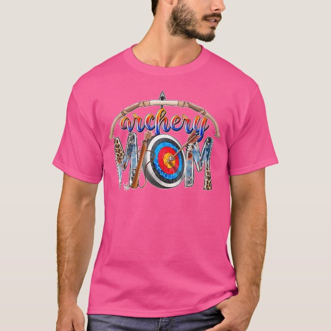 Archery Mum Archery Mama Bowhunter Bowman Archer G T-Shirt (Front)