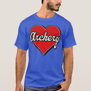 Archery mum Archery retro heart  T-Shirt