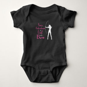 Archery Mum For Women And Girls Arrow Bow Hunting Baby Bodysuit
