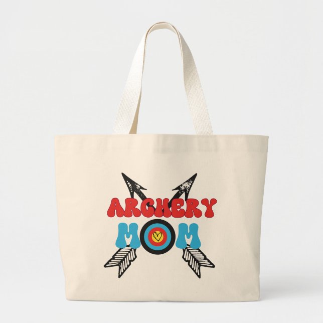 Archery Mum Large Tote Bag (Front)