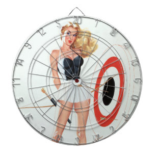 Archery pin up dartboard