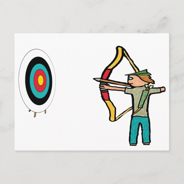 Archery Postcard (Front)