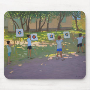 Archery practise France Mouse Mat