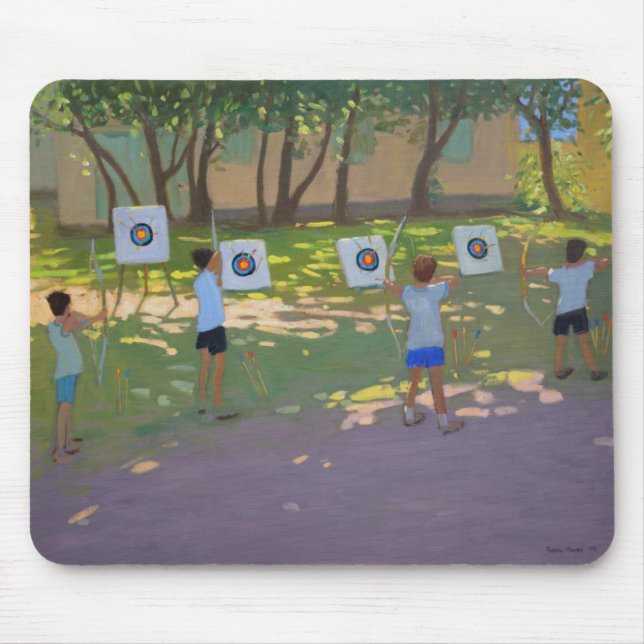Archery practise France Mouse Mat (Front)