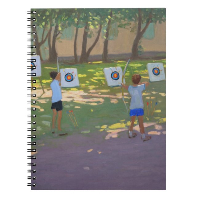 Archery practise France Notebook (Front)