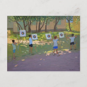 Archery practise France Postcard
