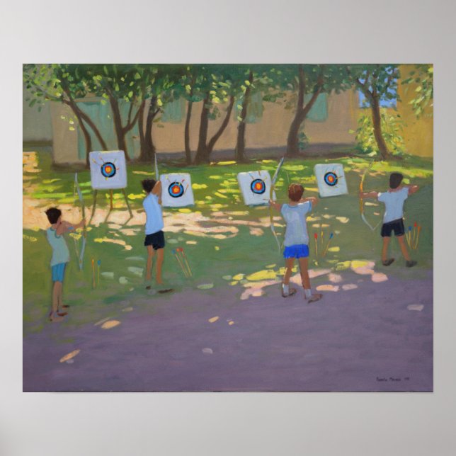 Archery practise France Poster (Front)
