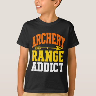 Archery range addict collegiate arrow bowhunter T-Shirt