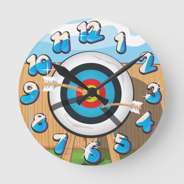 Archery Round Clock (Front)