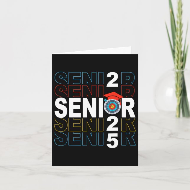 Archery Senior 2025 Archery Graduating Cl 2025  Card (Front)