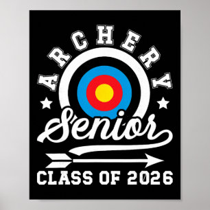 Archery Senior 2026 Cl Of 2026 Senior Archer  Poster