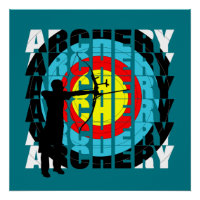 Archery Sport Cool Typography Archers Graphic
