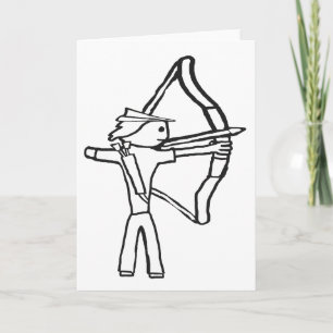 Archery Stickman Card