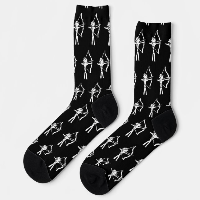 Archery Stickman Socks (Left)
