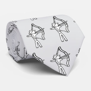 Archery Stickman Tie