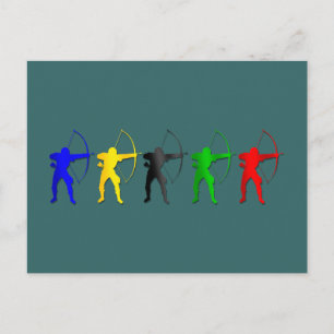 Archery Summer Games Archer Sports Postcard