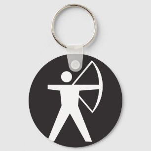 Archery Symbol Keychain