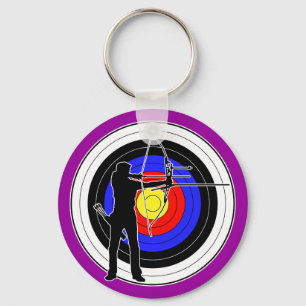 Archery & target 01 key ring