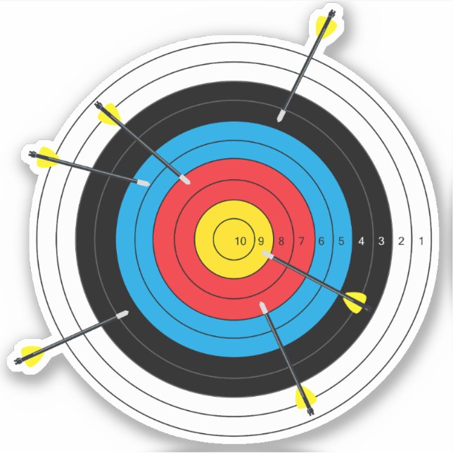 Archery Target and Arrows (Front)