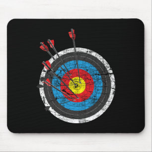 Archery Target - Archer Bowman Bow Hunting Bowhunt Mouse Mat