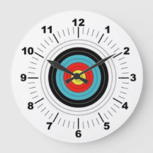 Archery Target Archers Wall Clock